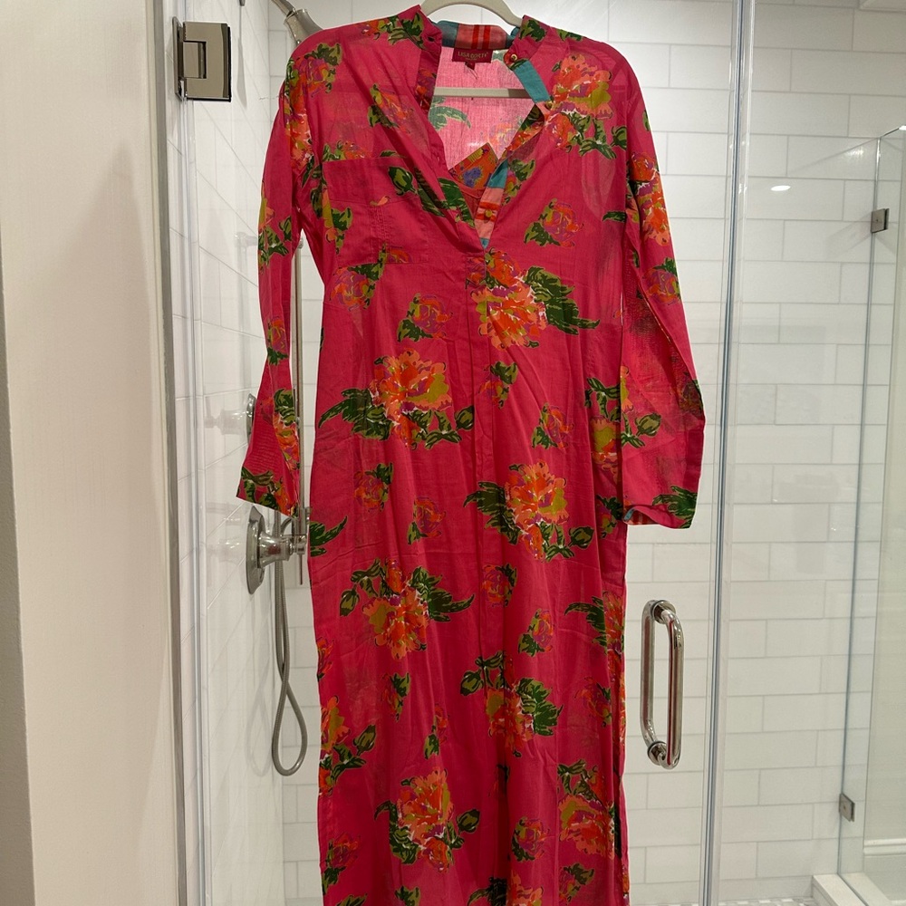 Lisa Corti Pink Midi Dress